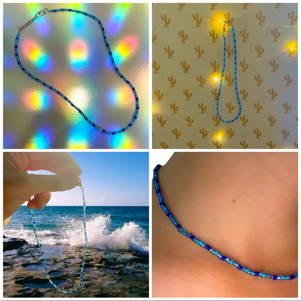 Dainty Oceana Beaded Necklace